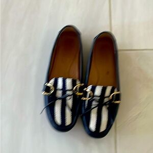 Ralph Lauren Nautical Striped Loafers